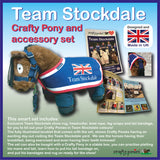Exclusive Team Stockdale Crafty Ponies Romeo Pony with Rug Set: